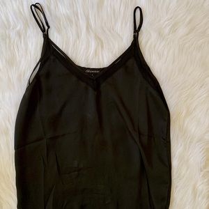 ✨ALL ITEMS $5✨ Shein Black Satin Tank Top